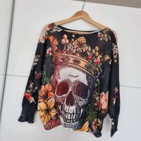 Pullover strick bunt Skull Love Neu Oversize Gr.S Italy Mode Nordrhein-Westfalen - Gescher Vorschau