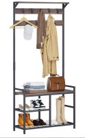 Leader Accessories Coat Stand with Bench, Metal Clothes Racks, Ru Kr. München - Feldkirchen Vorschau