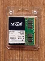 Crucial SO-DIMM Kit 32GB DDR4-3200 CL22 1,2V Nordrhein-Westfalen - Erkrath Vorschau