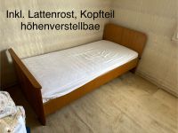 Einzelbett inkl. verstellbarem Lattenrost 60s mid century ? Rheinland-Pfalz - Daxweiler Vorschau