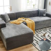 Sofabezug Ecksofa L Form Stretch Samt Sofa Überzug Universal Couc Nordrhein-Westfalen - Hagen Vorschau