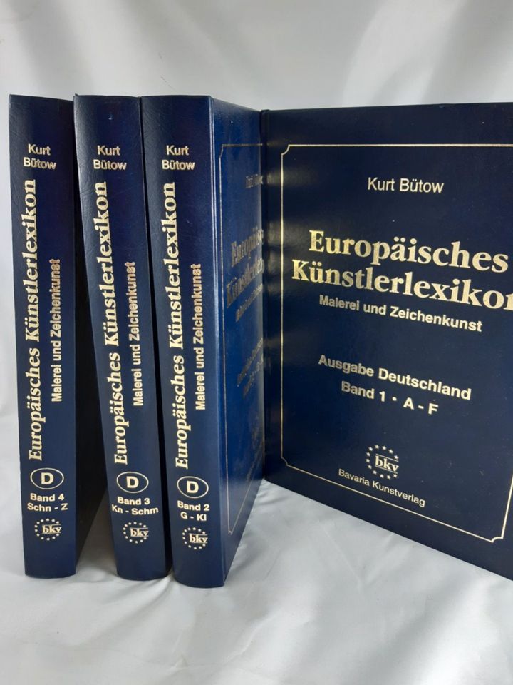 Europäisches Künstlerlexikon 4 Bände Kurt Bütow ISBN 3931236005 in Schneeberg