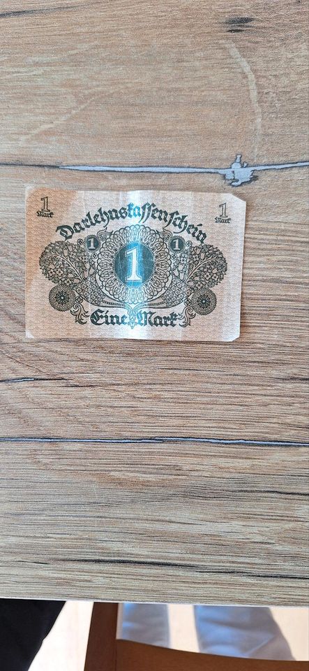 Reichsbanknoten verschiedene Scheine in Altenstadt