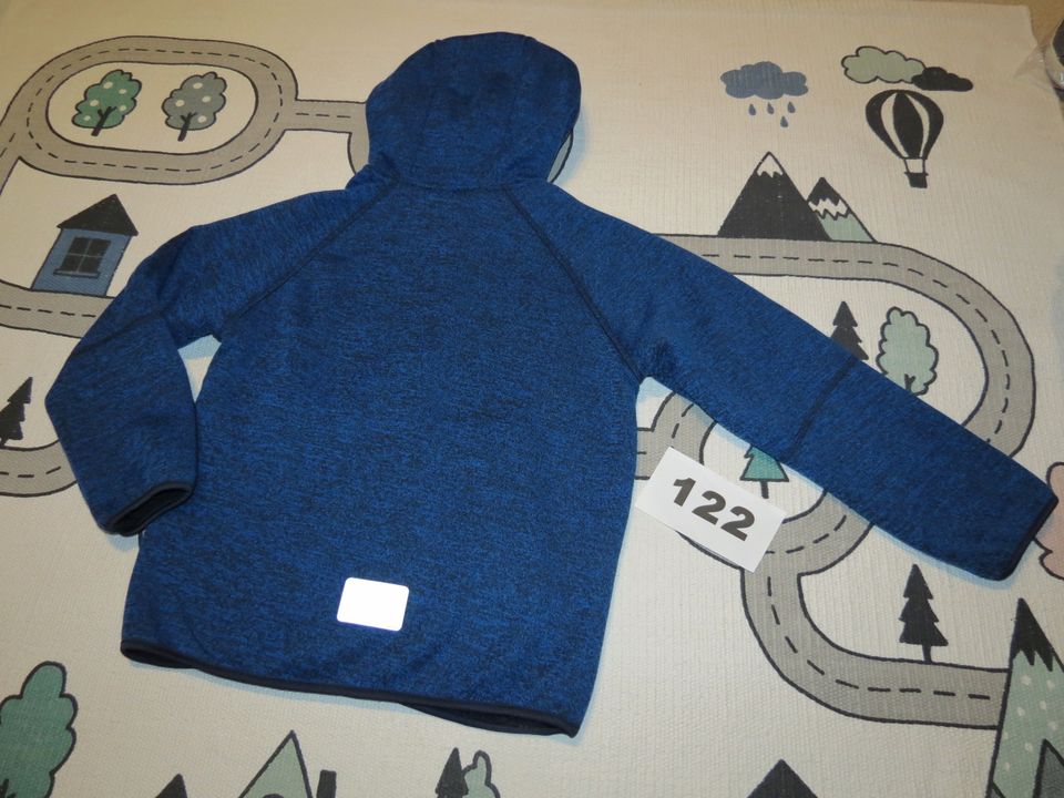 kuschelige Jacke - Gr.122 - Kiki&Koko - Teddyfleece - Strickjacke in Eisenberg