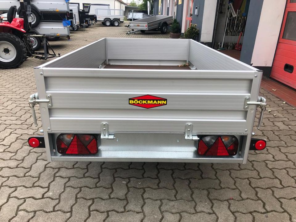 Böckmann Tieflader ALU 2,1x1,1 m 1000kg PKW Anhänger in Lutherstadt Wittenberg