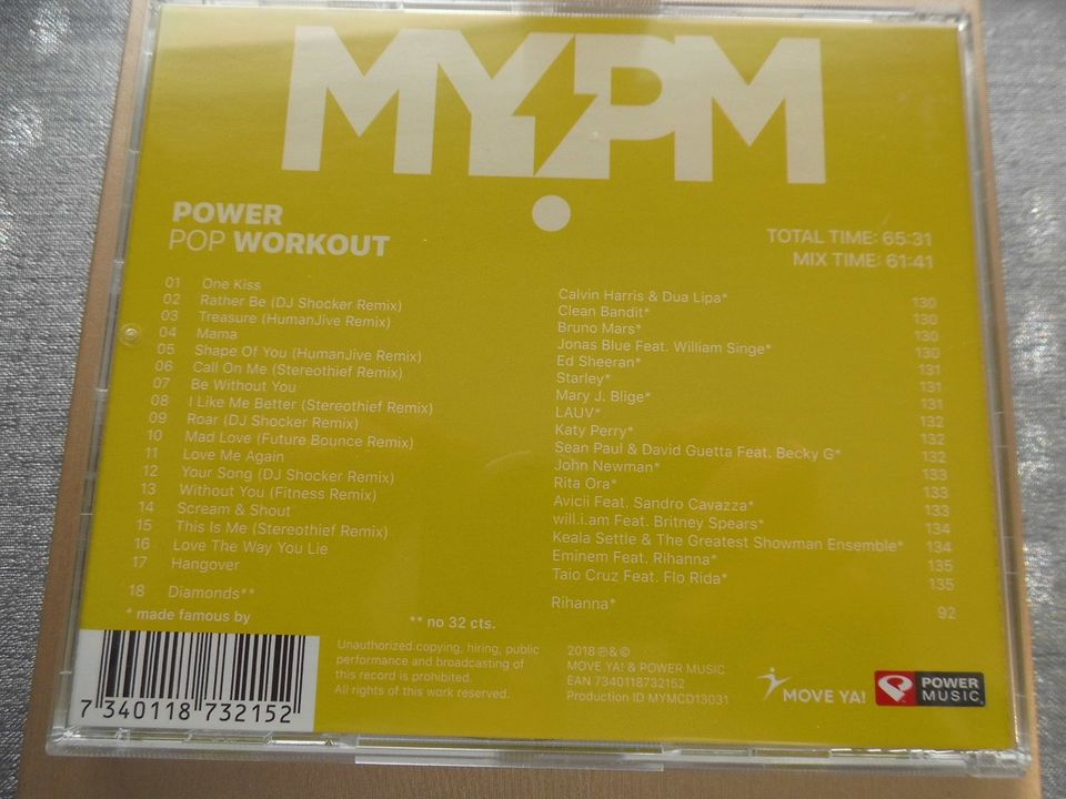 Move Ya -Power Pop Workout-  MY! Power Music NEUWERTIG in Wilnsdorf