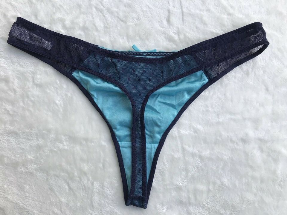 Dessous-Set von Lingerie dunkelblau-türkis in Schöllkrippen