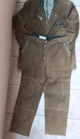 Landhaus Tracht Wildleder Anzug Jacke 28 Hose 27 Natur khaki grün Düsseldorf - Eller Vorschau