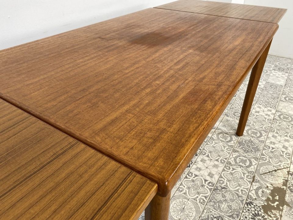 WMK Stilvoller & gut erhaltener ausziehbarer skandinavischer Designertisch von AM Ansager Mobler in Teakholz # Esstisch Tisch Küchentisch Holztisch Dining Table Danish Design Mid-Century Vintage Teak in Berlin