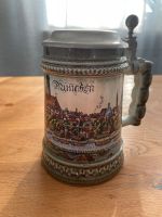 Bierkrug Original Gerzit München mit Zinndeckel Bayern - Geretsried Vorschau