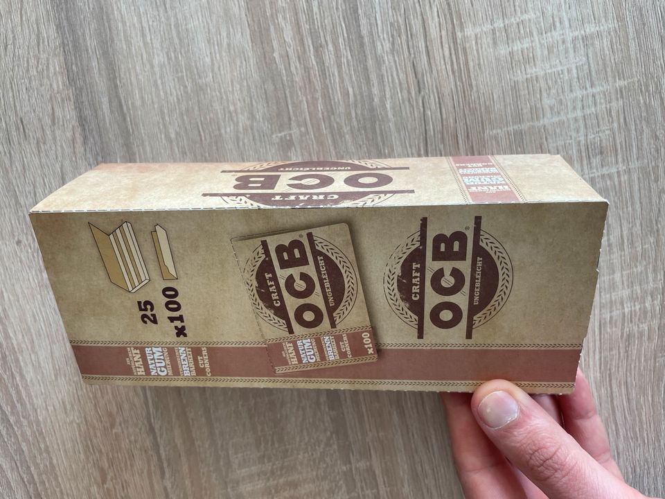 OCB Craft Ungebleicht Zigarettenpapier 100 Blättchen in Rodgau