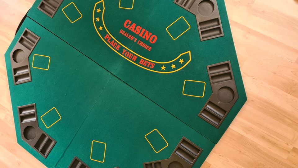 Pokertisch Pokerunterlage mit Aufbewahrungstasche in Stralsund