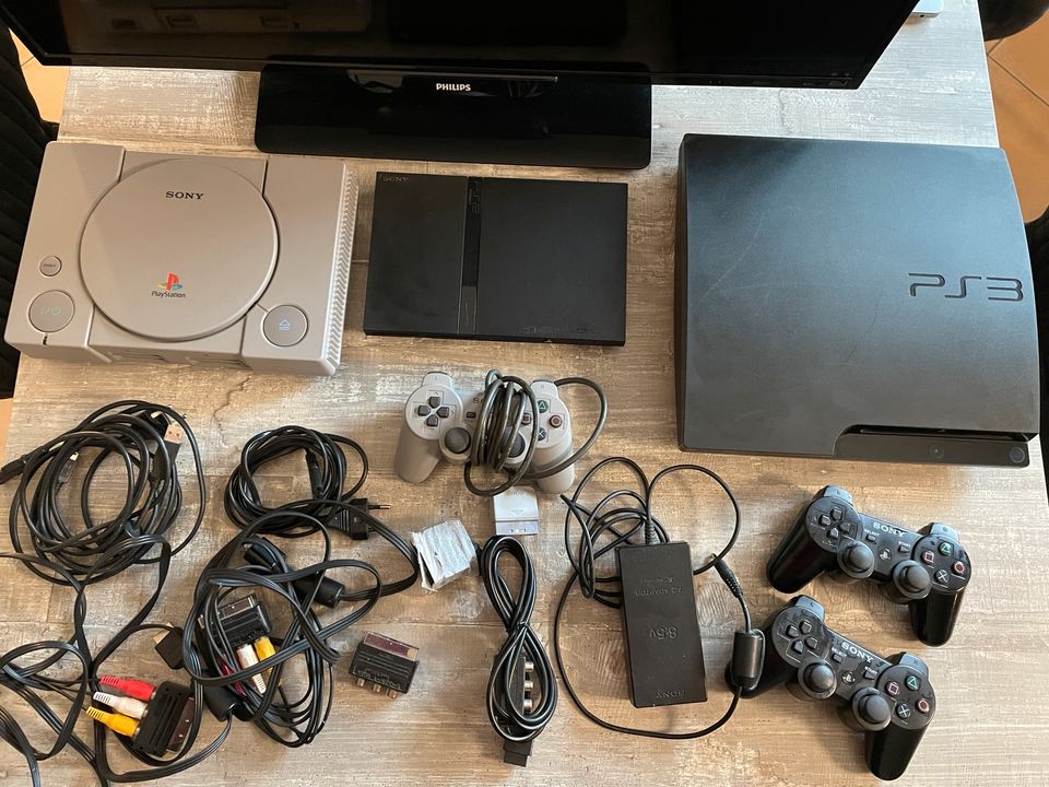 PlayStation 1+2+3 Komplettpaket in Bergkamen