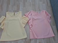Off Shoulder Blusen gelb & lachs Bayern - Kaufbeuren Vorschau