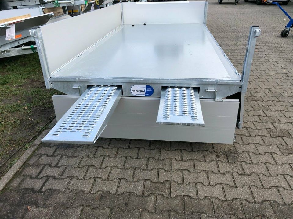 ⭐Anhänger Eduard e-Kipper 3-Seiten 3000kg 311x160x40cm Rampen72 N in Schöneiche bei Berlin