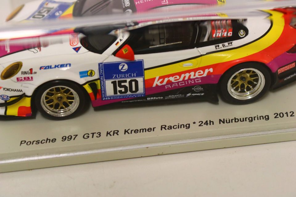 Porsche 997 GT3 KR Kremer Nürburgring´12 #150 1:43 Spark in Usingen