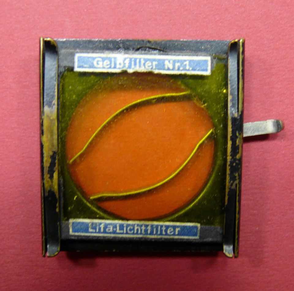 Lifa Lichtfilter Gelbfilter Nr. 1 für antike Kamera Sammler in Potsdam