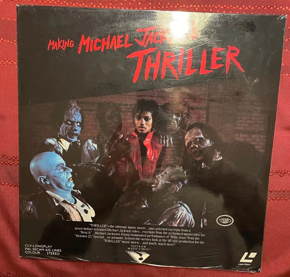Making Michael Jackson’s Thriller 1983 Laserdisc NEU!! in Witten
