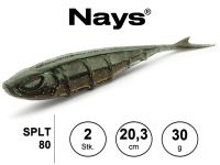 NAYS SPLT 80 - Gummiköder No-Action V-Tail Shad Zander Hecht Blumenthal - Farge Vorschau