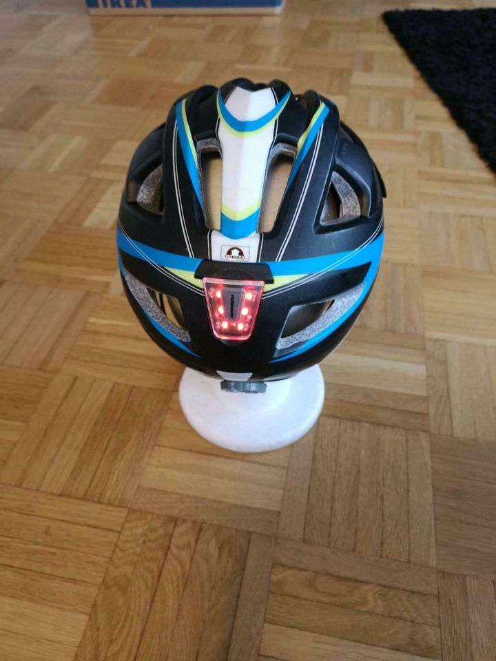 Kinderhelm Helm Bikemate Ku49-54 mit Blinklicht 3 stufen in Töpen