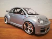 VW New Beetle Silber Race RS 1:18 Tuning, Chromfelgen, Tiefer Rheinland-Pfalz - Sankt Goarshausen  Vorschau