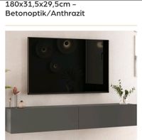 TV Lowboard Beton/Anthrazit Sachsen-Anhalt - Braunsbedra Vorschau