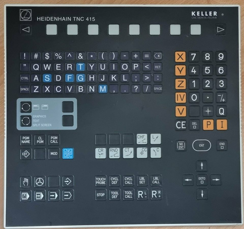 Heidenhain Bedien-/Steuertafel Tastatur TNC 415, i.O. #50 in Zirndorf