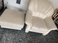 Sofa/Sitzgarnitur/echt Leder/Couch/Wohnzimmer Nordrhein-Westfalen - Herford Vorschau
