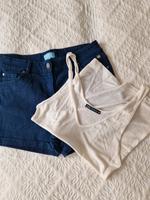 SET Top + Shorts Jeans S 36 38 Zara Michelle Hunziker Sendling - Obersendling Vorschau