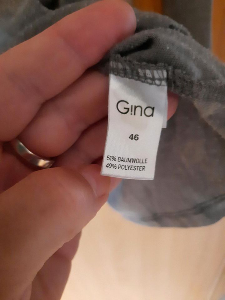 ❣️SEHR SCHÖNES LANGARM SHIRT VON"GINA,ERNSTING'S FAMELY"GR.46❣️ in Overath