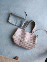 Handtasche mit Innentasche rosa/grau Schleswig-Holstein - Oststeinbek Vorschau