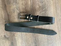 Gürtel Echtleder Schwarz NEU 105,5 cm lang, 4cm breit Hessen - Limburg Vorschau