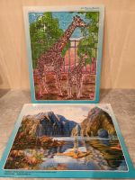 2x Puzzle mit Dinosaurier und Giraffen Nordrhein-Westfalen - Fröndenberg (Ruhr) Vorschau