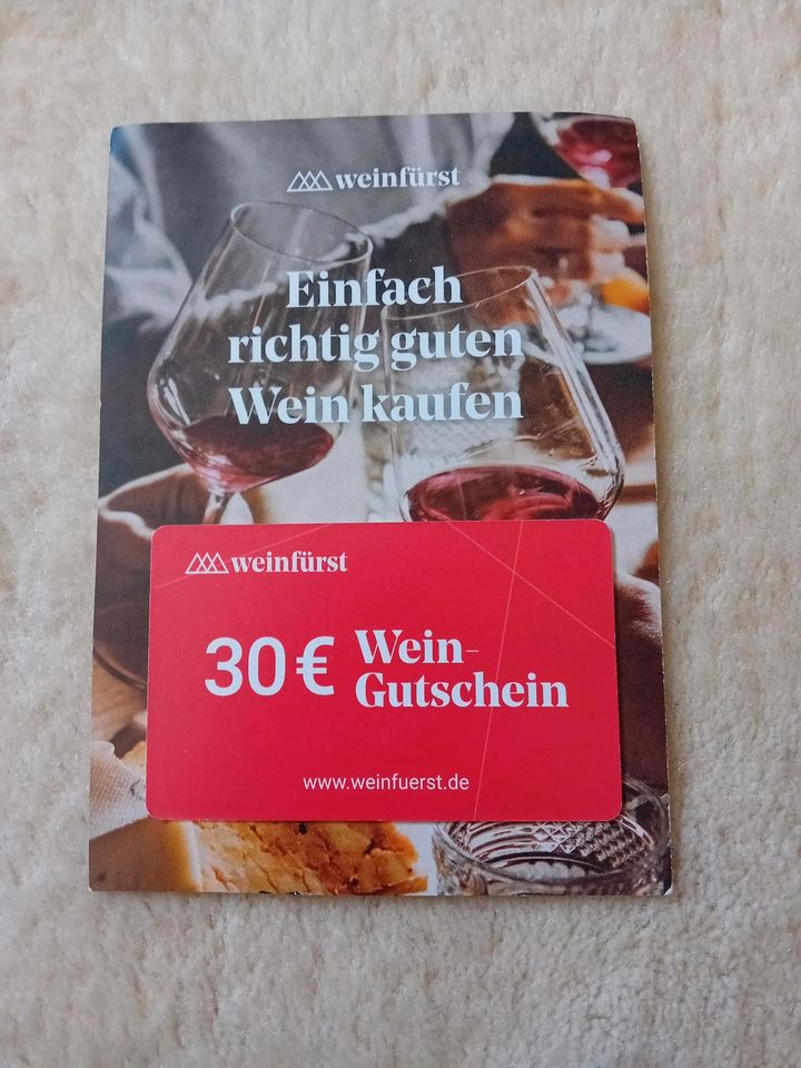 GUTSCHEIN 30 € Weinfürst in Rottweil
