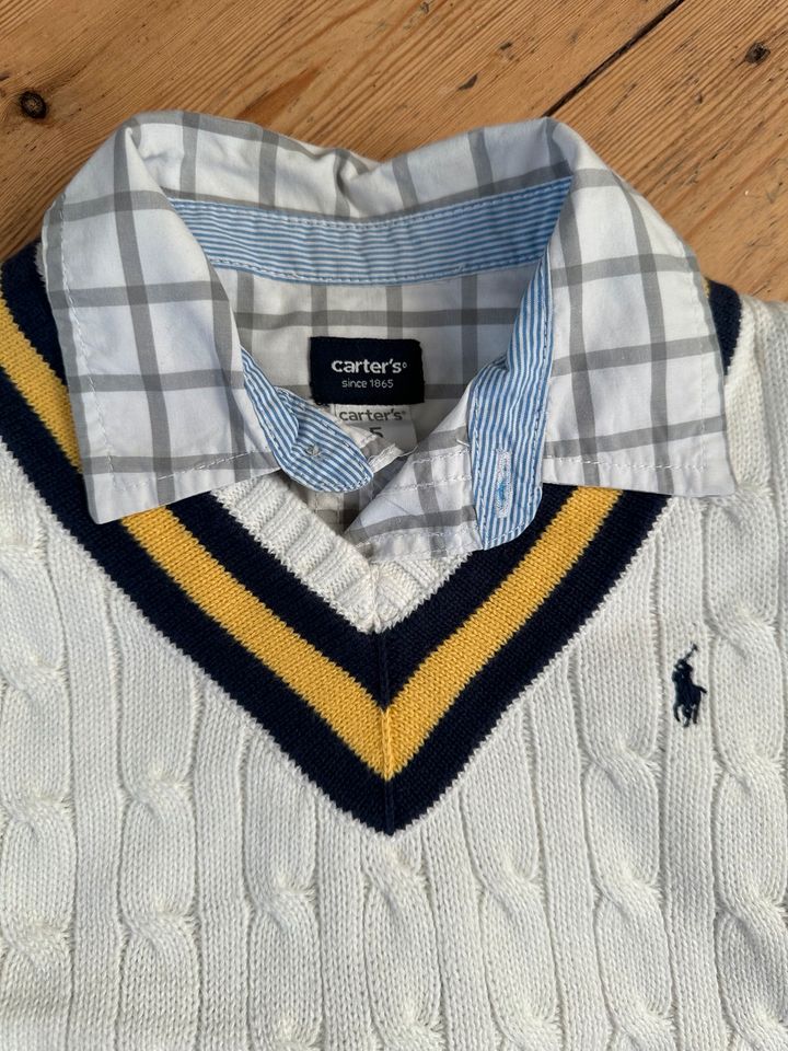 SET Polo Ralph Lauren Pulli & Carter‘s Hemd Gr. 110 - 116 NEU in Braunschweig