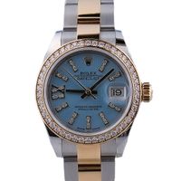 Rolex Lady-Datejust 28mm, Ref. 279383RBR, 2021 ungetragenes Fullset LC EU, Kornblumenblaues Diamant Zifferblatt/Oysterband Duisburg - Duisburg-Mitte Vorschau