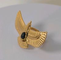 Damen Herren Ring Gold Adler Edelstahl vergolder Ring Unisex Duisburg - Duisburg-Süd Vorschau