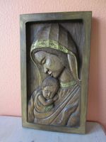 MARIA MIT KIND sakrale Design Schnitzer-Volkskunst Hausaltar Bayern - Goldbach Vorschau