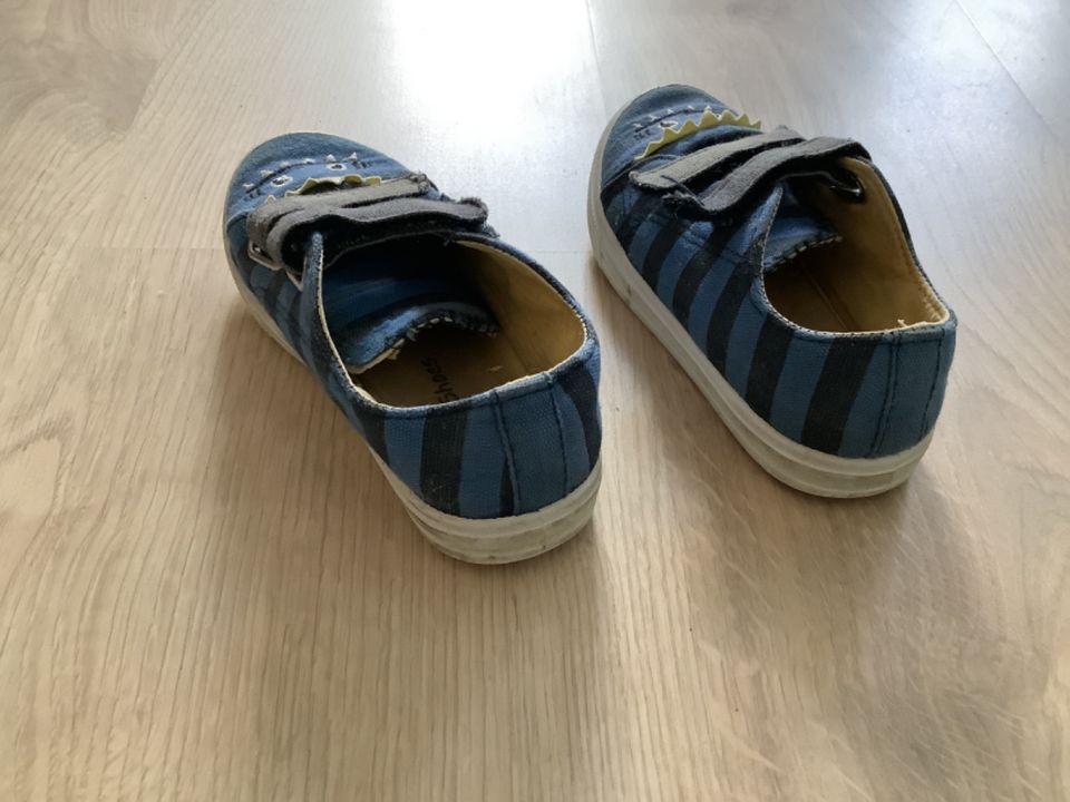 Bobbi Shoes, Sommerschuh, blau Monster Größe 25 Klettverschluss in Pohlheim