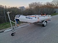 Schlauchboot mit Trailer und zwei Motoren Hessen - Lampertheim Vorschau