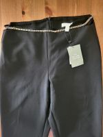 Stretchhose mit Glitzergürtel schwarz H&M Thüringen - Erfurt Vorschau