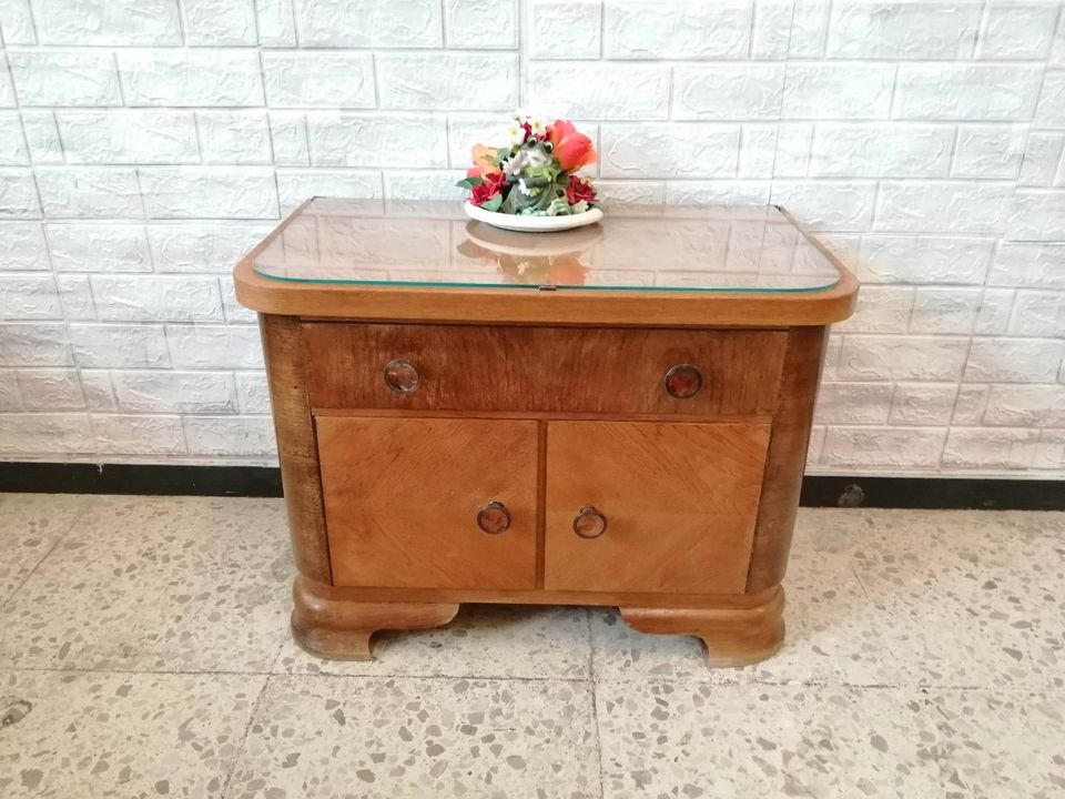 1 von 2 Art Deco Nachttisch  Nachtschrank Nightstand in Taunusstein