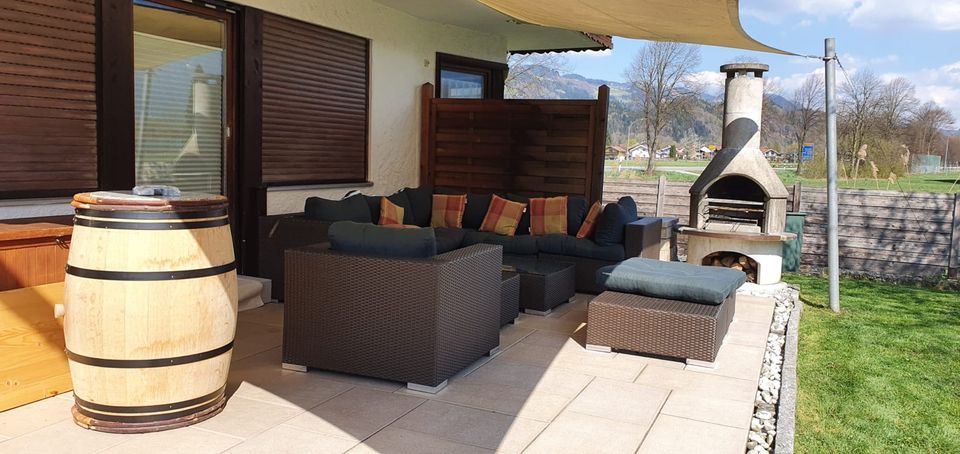 Rattan Loungemöbel 7-tl. (Ideal für Terrassen, Wintergärten o.ä.) in Oberaudorf