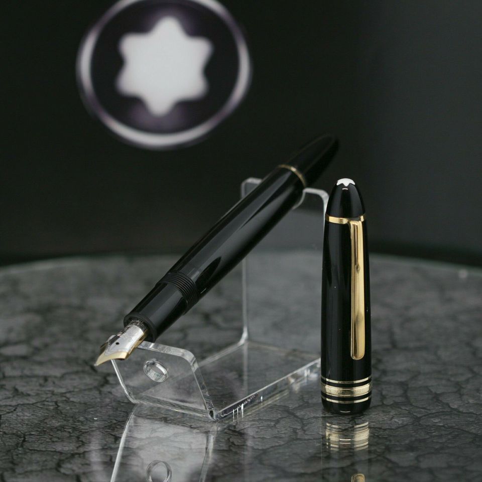 Orig. Montblanc Meisterstück 146 Füller 4810 Goldfeder poliert Zertifikat Neuw. Füllfederhalter Geschenk Weihnachten Wunschgravur Sammler Top Versand Händler DHL Geschenk Händler DHL Echt Neuw in Igel