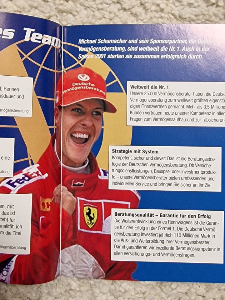 Zeitschrift, Michael Schumacher Formel-1-NEWS 2001 in Recklinghausen