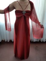 Abiballkleid Abendkleid Festkleid lang rot mehrfarbig S Dresden - Striesen-Ost Vorschau
