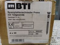 BTI Spanplattenschraube SPS, Press, Teilgewinde TX 20, SK 4,0x30 Sachsen-Anhalt - Braunsbedra Vorschau