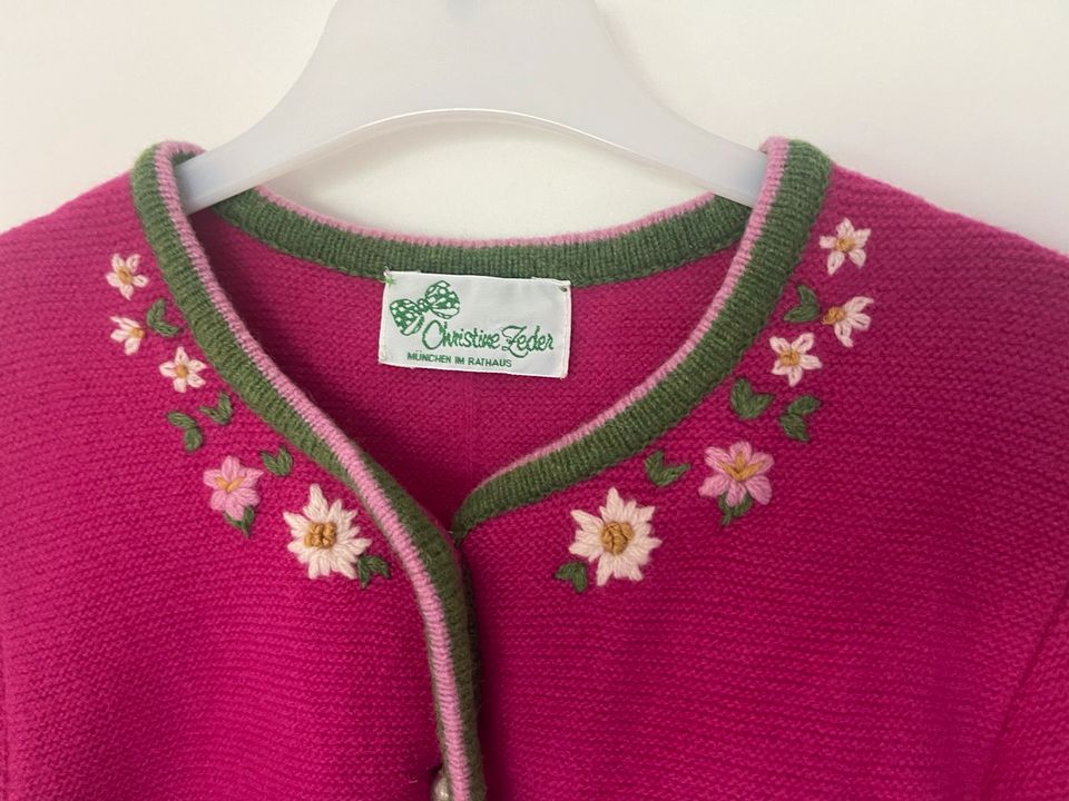 Dirndljacke Christine Zeder Größe 140 pink *top* in Holzkirchen