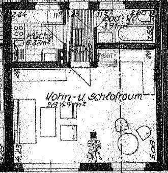 1 Zimmer Wohnung zu vermieten, Karl-Arnold-Str. 31 in Emmerich am Rhein