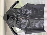 NEU Kunstledertop ärmellos mit Reißverschluss,Schnalen L/XL Nordrhein-Westfalen - Düren Vorschau